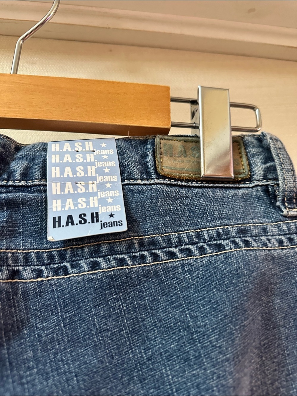 Vintage Y2K H.A.S.H. Jeans NWT Women’s 27x35 Bootcut Canada Made Denim Size 6 - Picture 7 of 9